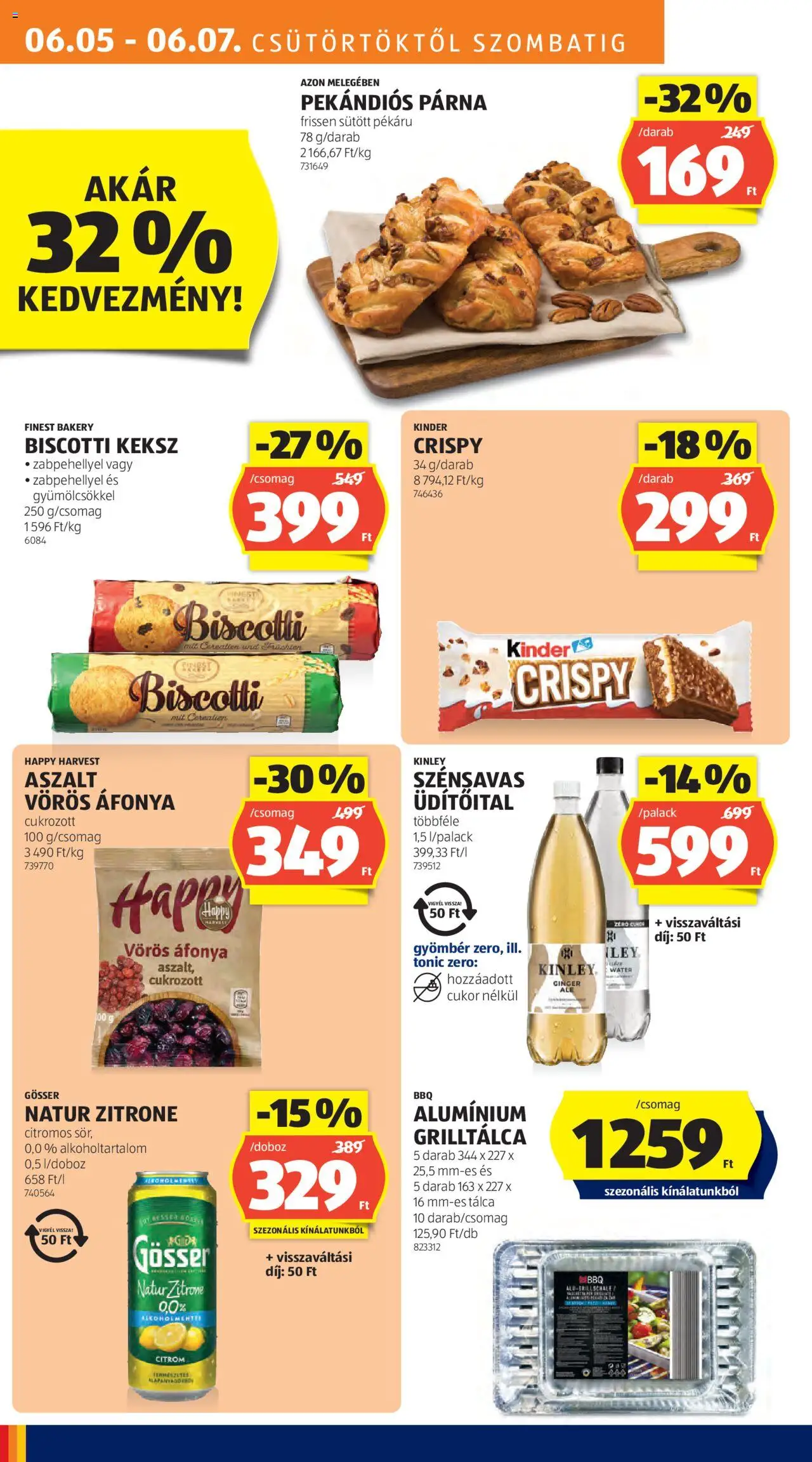 Aldi akciós ujság - amely érvényes a következő dátumtól: 05.06.2025 | Oldal: 12 | Termékek: Áfonya, Grill, Keksz, Citrom