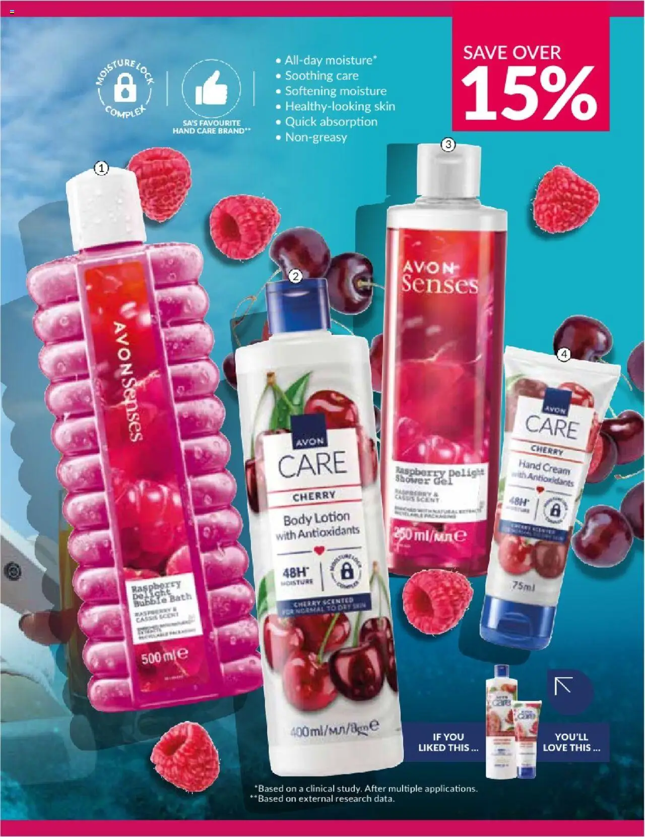 AVON Catalogue  │ valid from 01.08.2025 | Page: 169 | Products: Bath, Light, Cream, Hand cream
