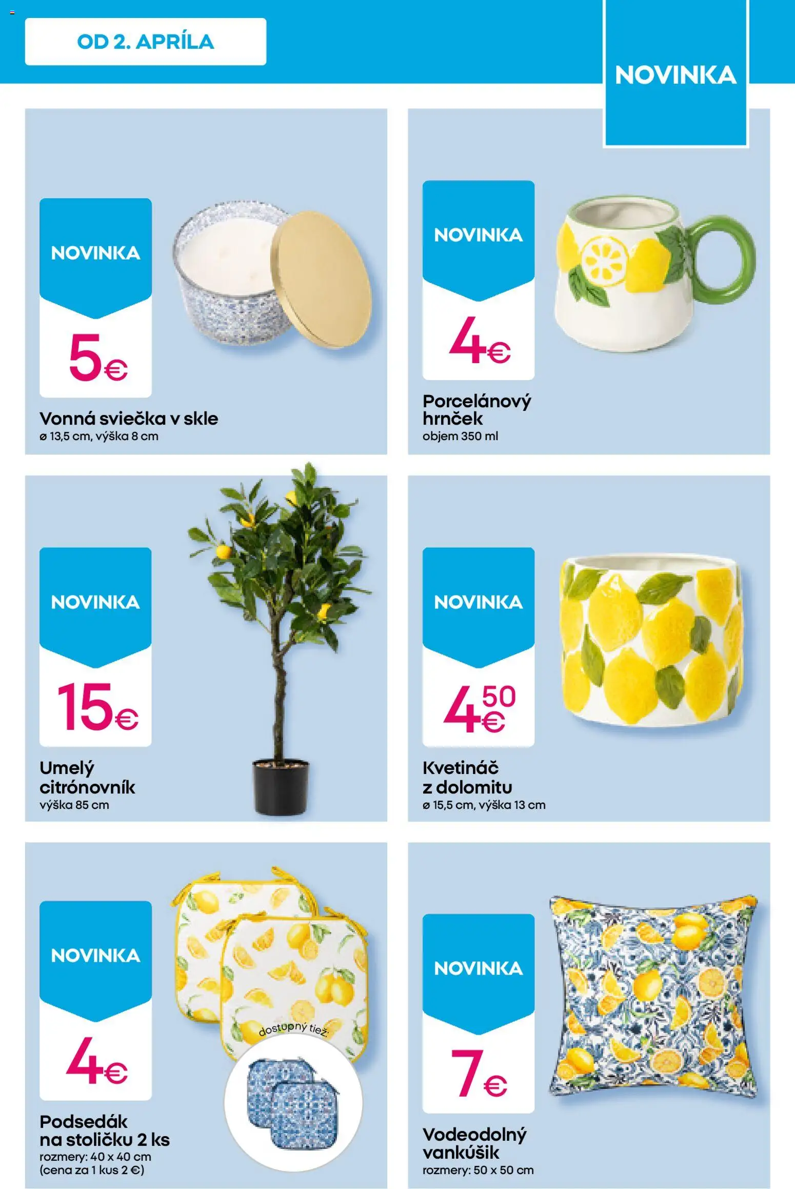 Nové Pepco akcie – leták je platný od 09.04.2026 | Strana: 7 | Produkty: Kvetináč