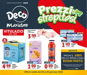 Anteprima del volantino Decò SuperStore - Vitulazio catalogo valido a partire dal 20.01.2026