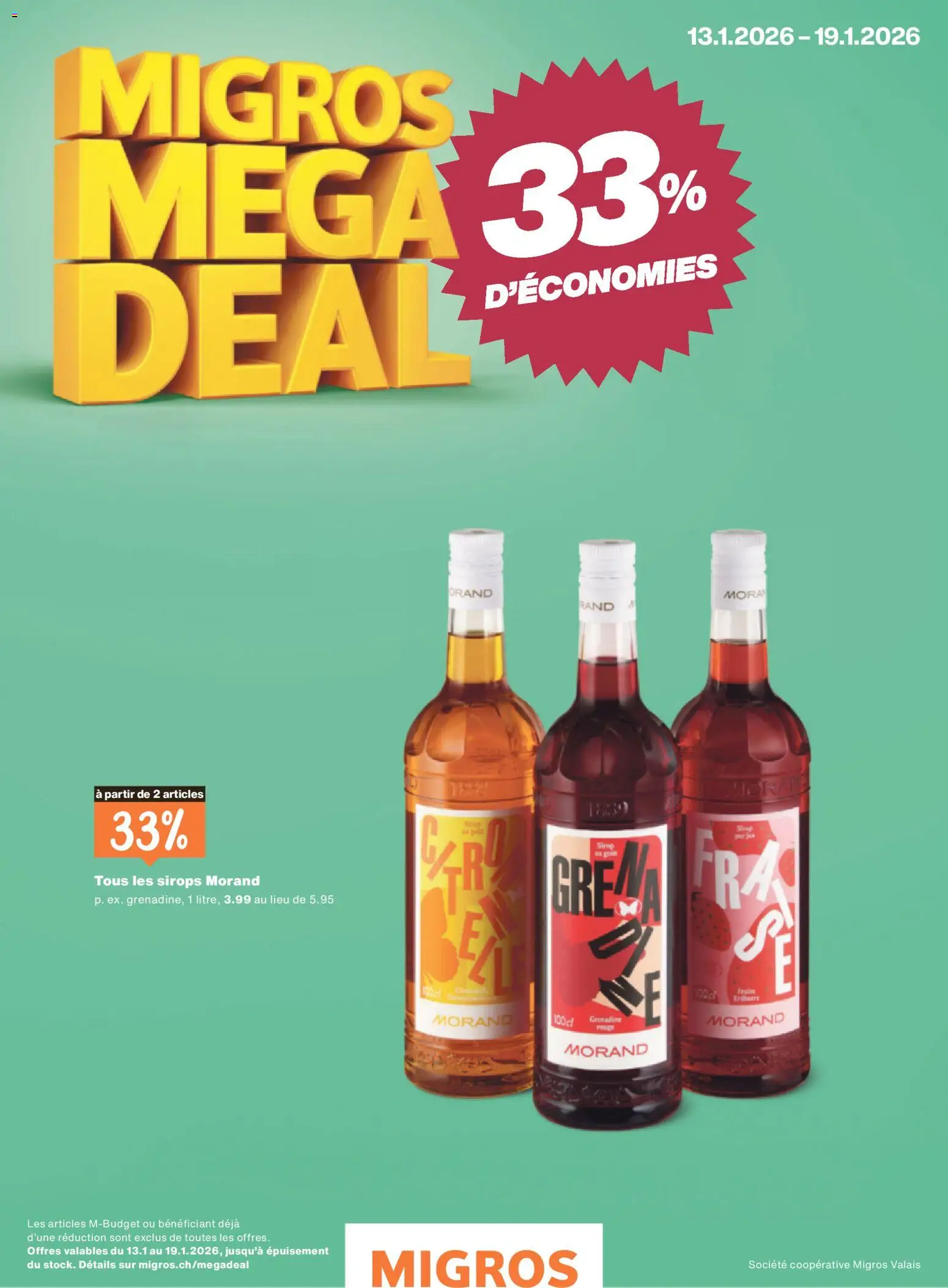 Migros Magazin FR – gültig ab 12.01.2026 | Seite: 33