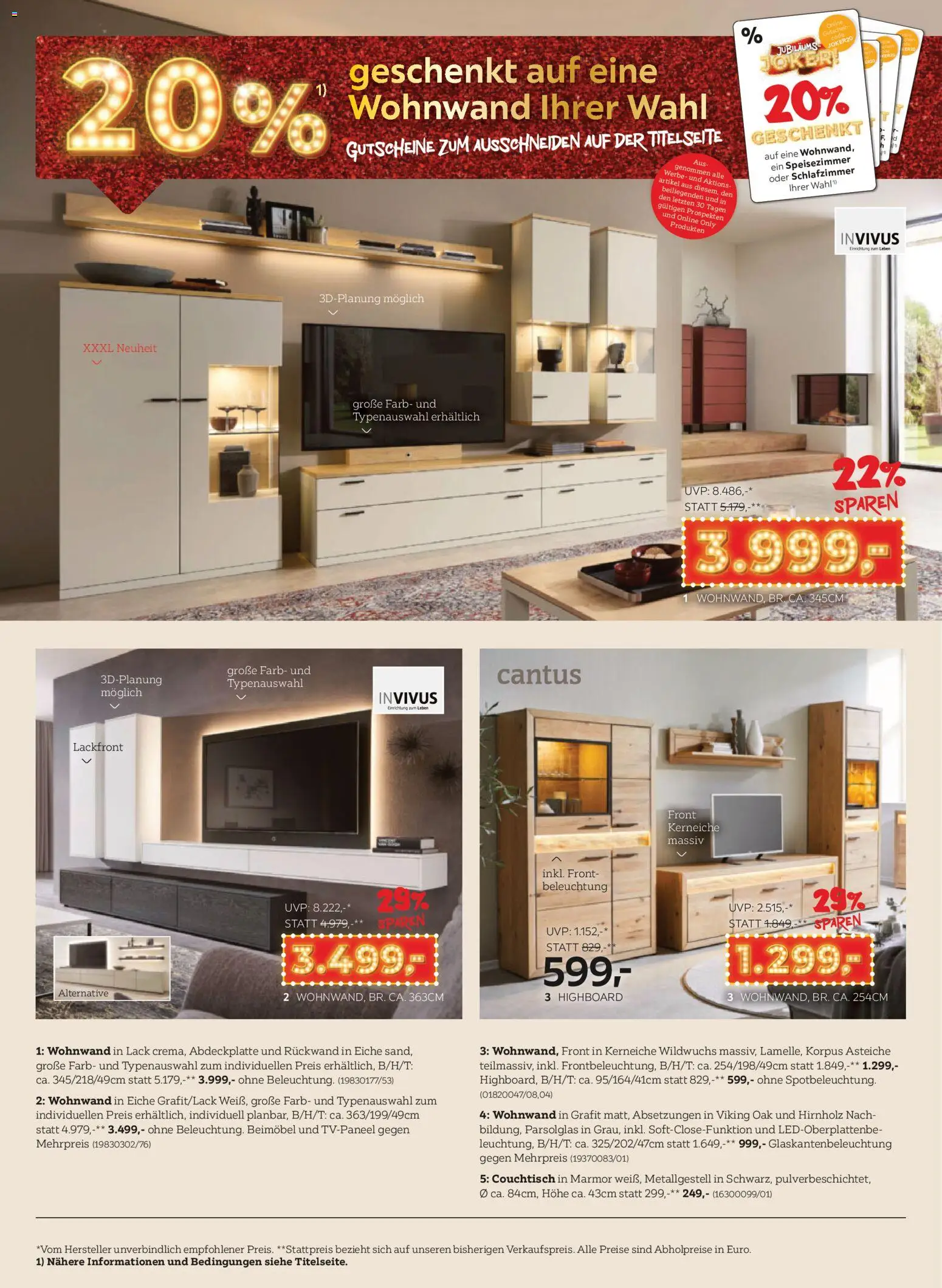 XXXLutz Jubiläums - Joker gültig ab 11.11.2025 | Seite: 6 | Produkte: Couchtisch