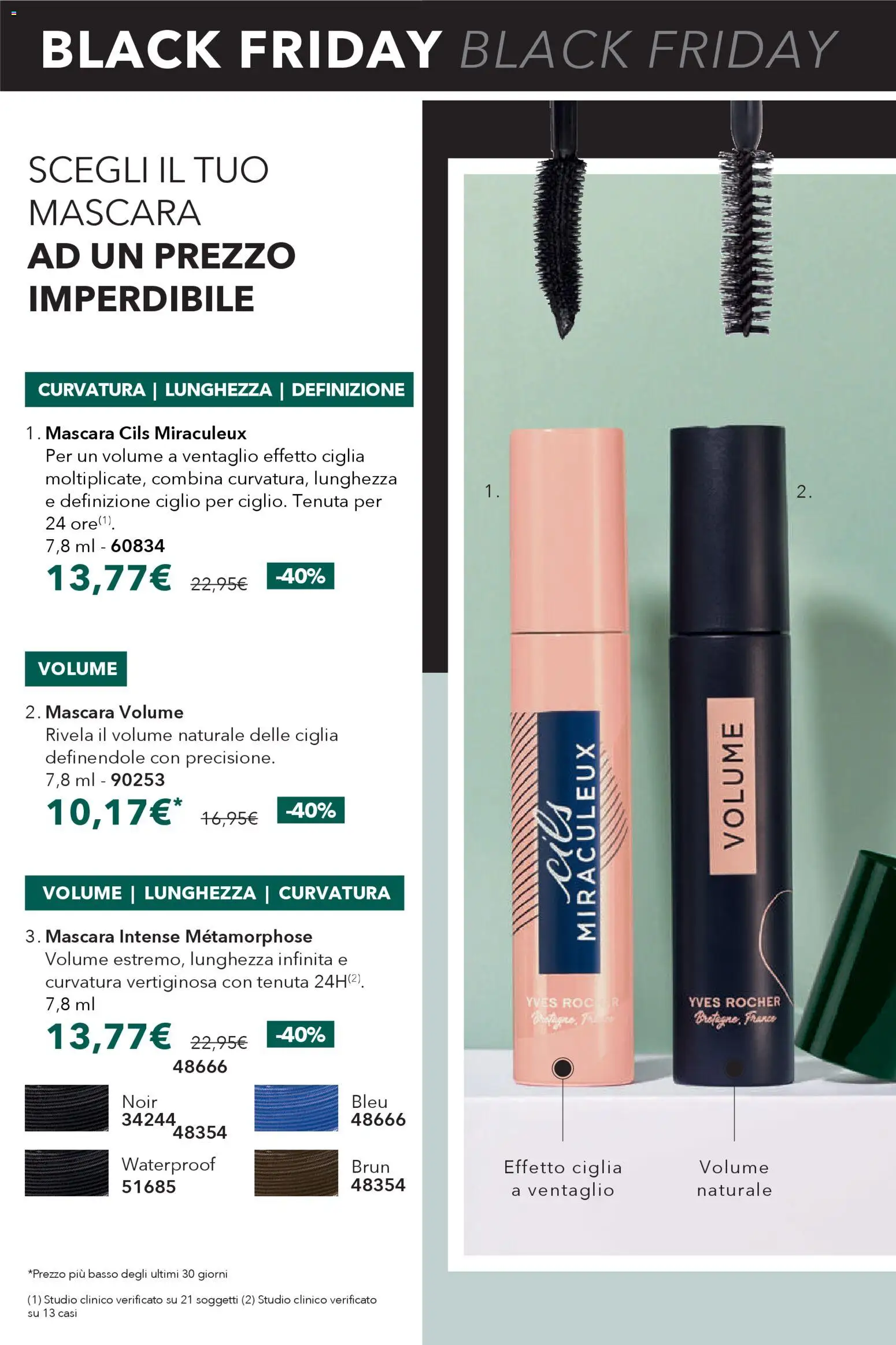 Volantino Yves Rocher del 11.11.2025 | Pagina: 14 | Prodotti: Mascara