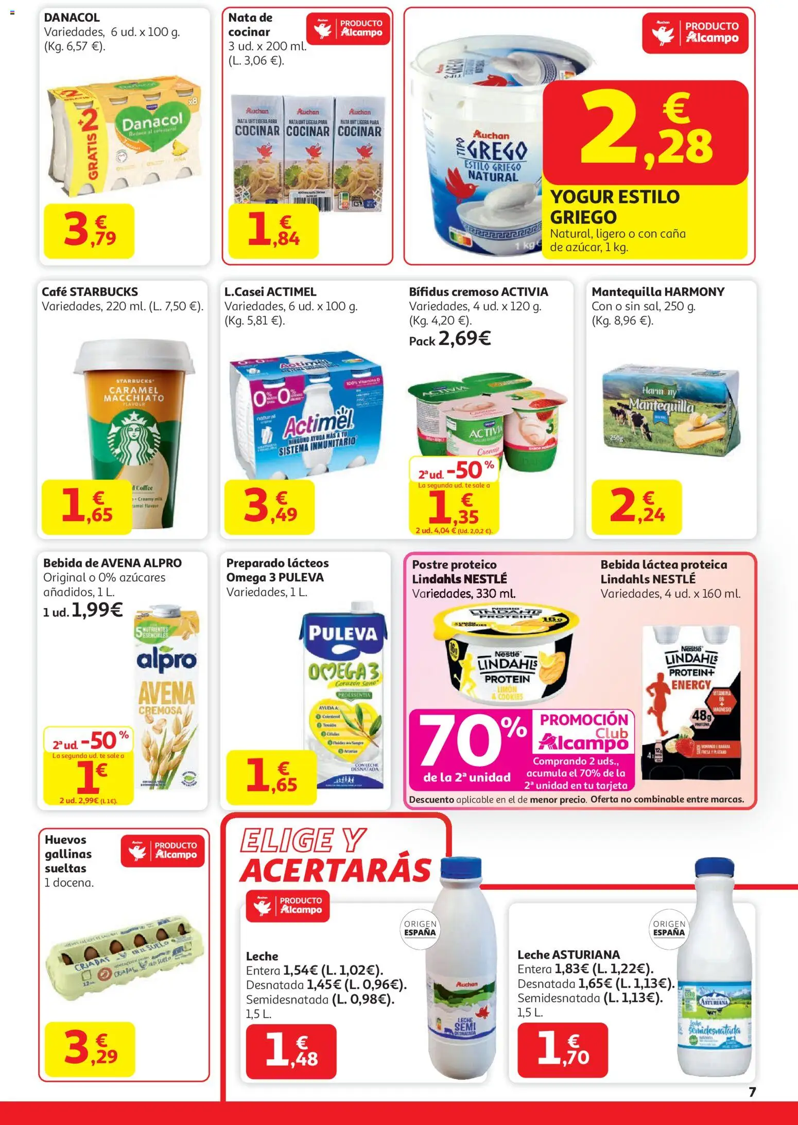 Alcampo - HP Catalan  │ válido desde el 15.01.2026 | Página: 7 | Productos: Δοχείο φοντί, Leche, Yogur, Συσκευή ροής