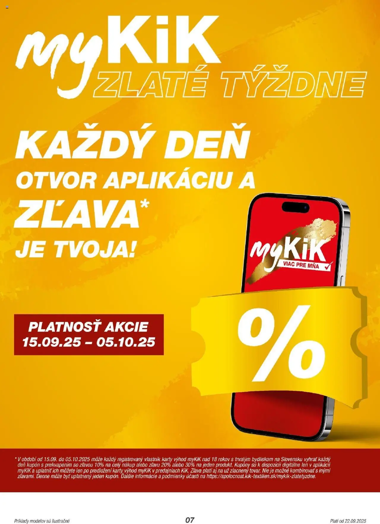 Nové Kik akcie – leták je platný od 22.09.2025 | Strana: 7