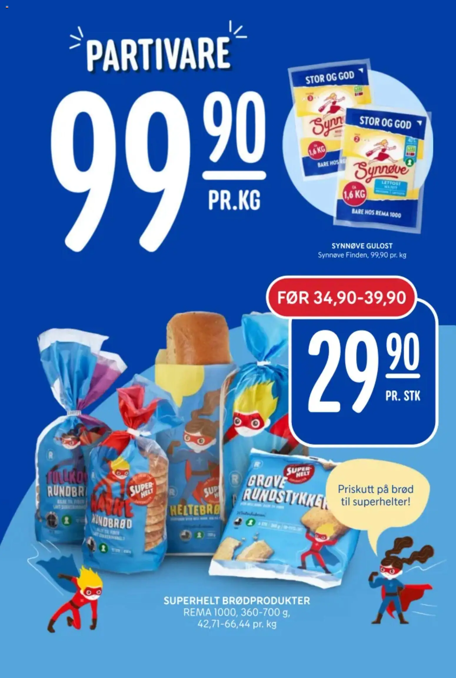 {H1} | Side: 14 | Produkter: Brød, Gulost, Rundstykker