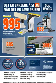 Forhåndsvisning av Obs Bygg - Kundeavis gyldig fra 29.03.2026 | Side: 28 | Produkter: Fjernkontroll, Vindusvasker, Støvsuger