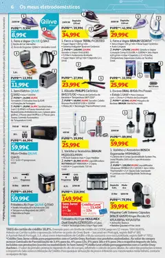 Pré-visualização Auchan - Preços Redondos válido de 13.01.2026 | Página: 27 | Produtos: Janela, Base, Liquidificador, Café