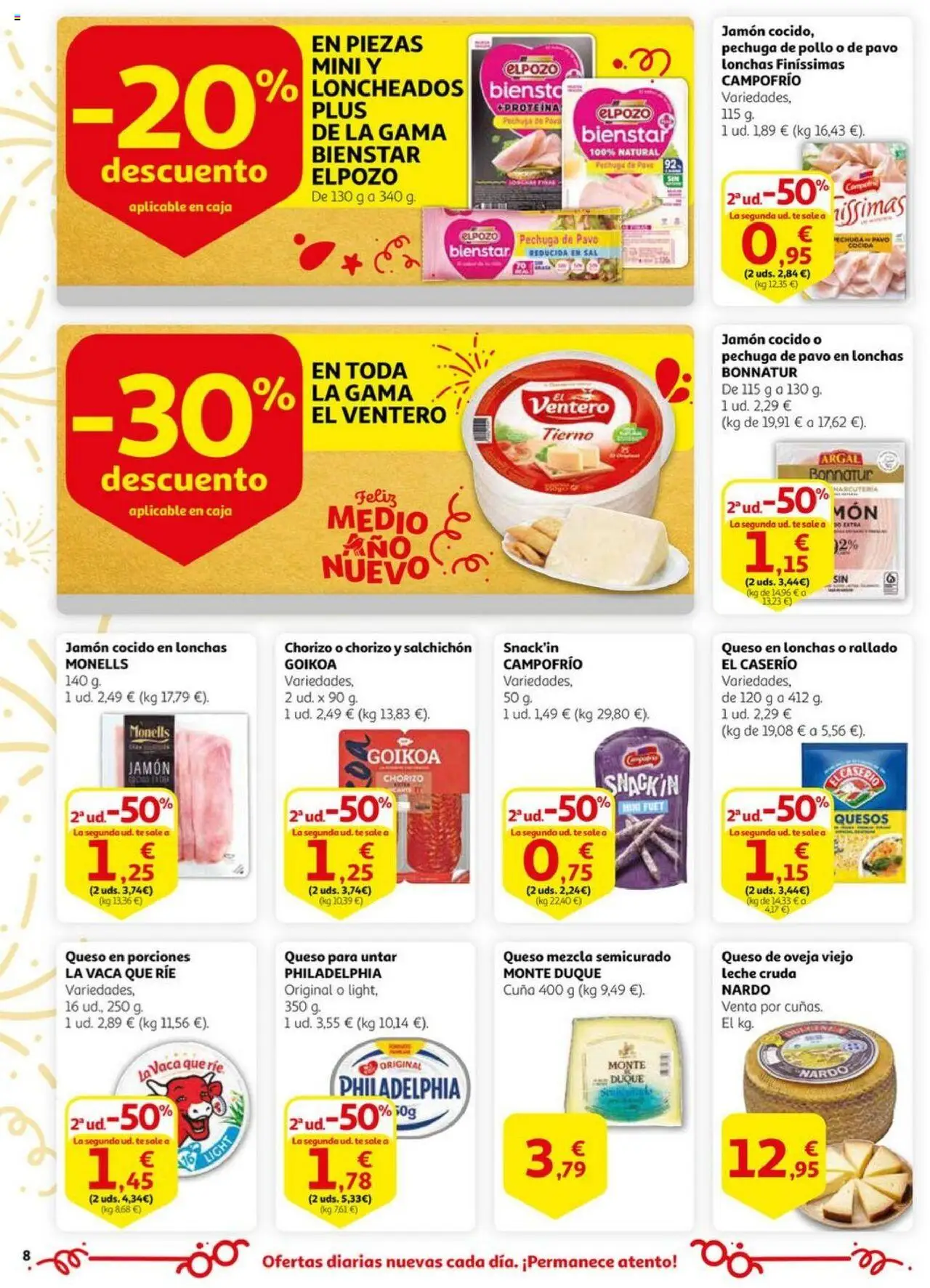 Alcampo - HP catalan  │ válido desde el 03.06.2025 | Página: 8 | Productos: Queso de oveja, Leche, Jamón, Jamón cocido