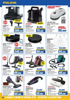 Anteprima del volantino Orizzonte Elettrodomestici catalogo valido a partire dal 01.11.2025 | Pagina: 74 | Prodotti: Spazzola, Lavasciuga, Video, Navigazione