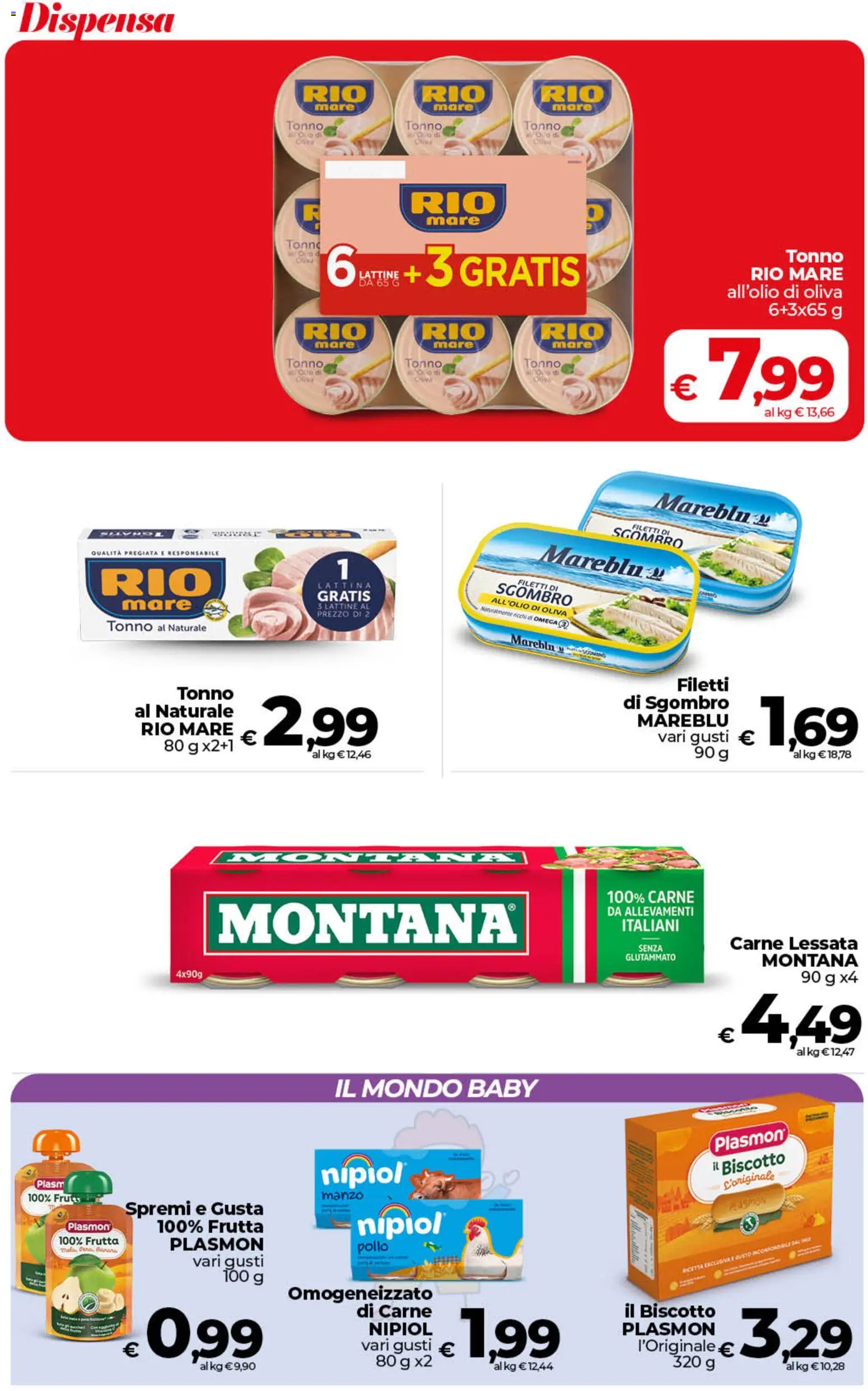 Volantino COOP del 06.03.2026 | Pagina: 28 | Prodotti: Manzo, Frutta, Tonno, Tonno al naturale