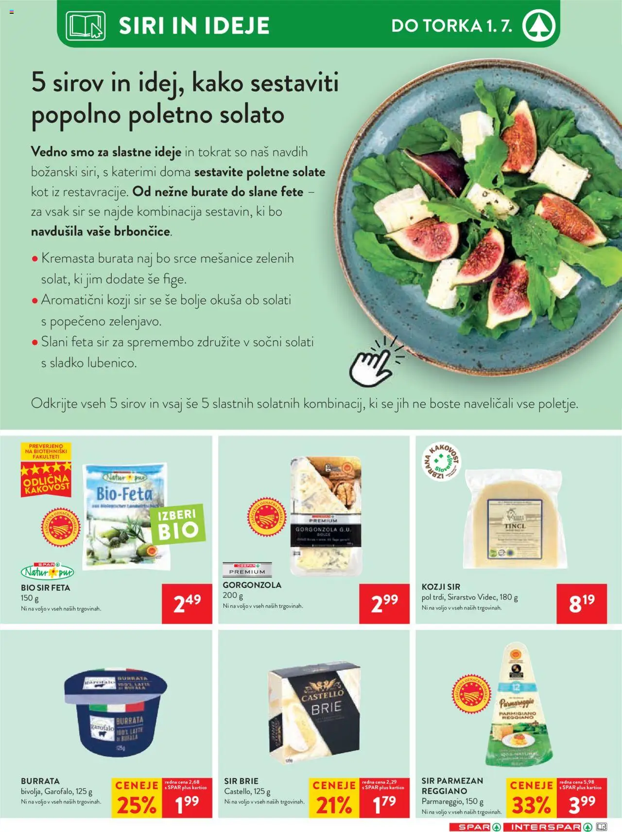 Spar katalog 26/25 │ velja od 26.06.2025 | Stran: 17 | Izdelki: Sir