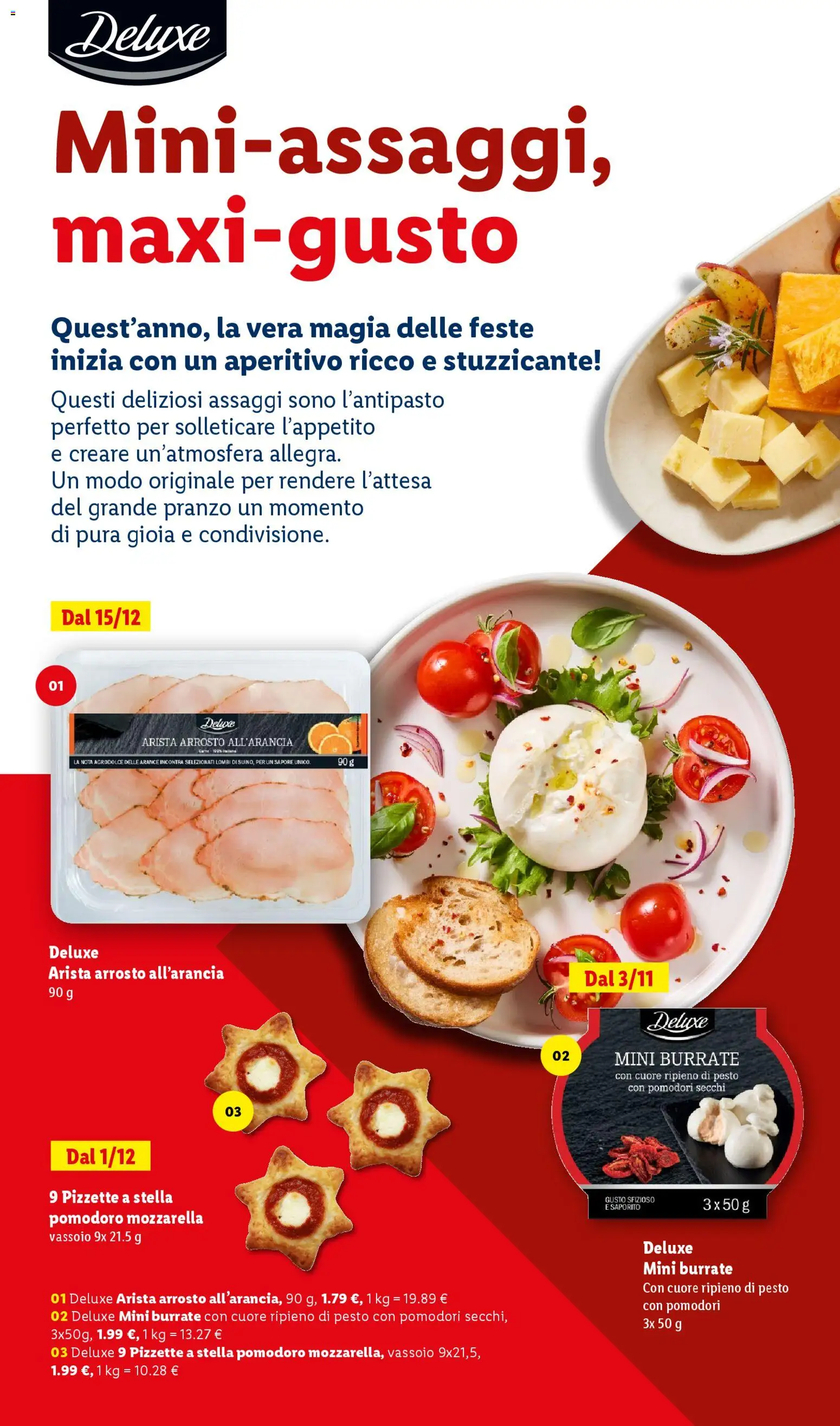 Volantino Lidl del 24.10.2025 | Pagina: 16 | Prodotti: Arance, Vassoio, Pomodori secchi, Aperitivo