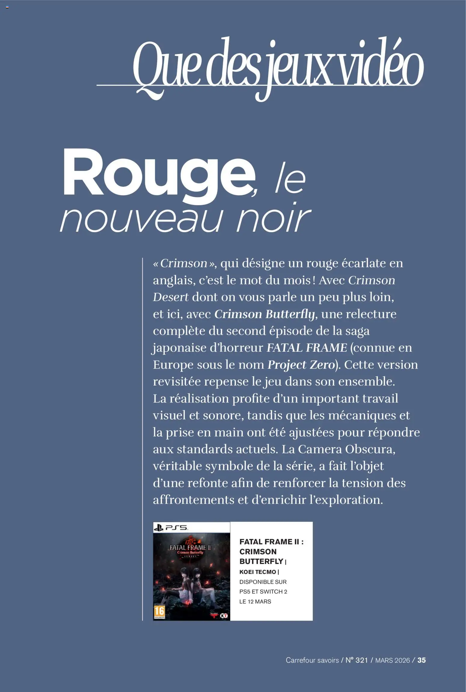 {H1} | Page: 35 | Produits: Vidéo, Prise, Caméra, Jeux