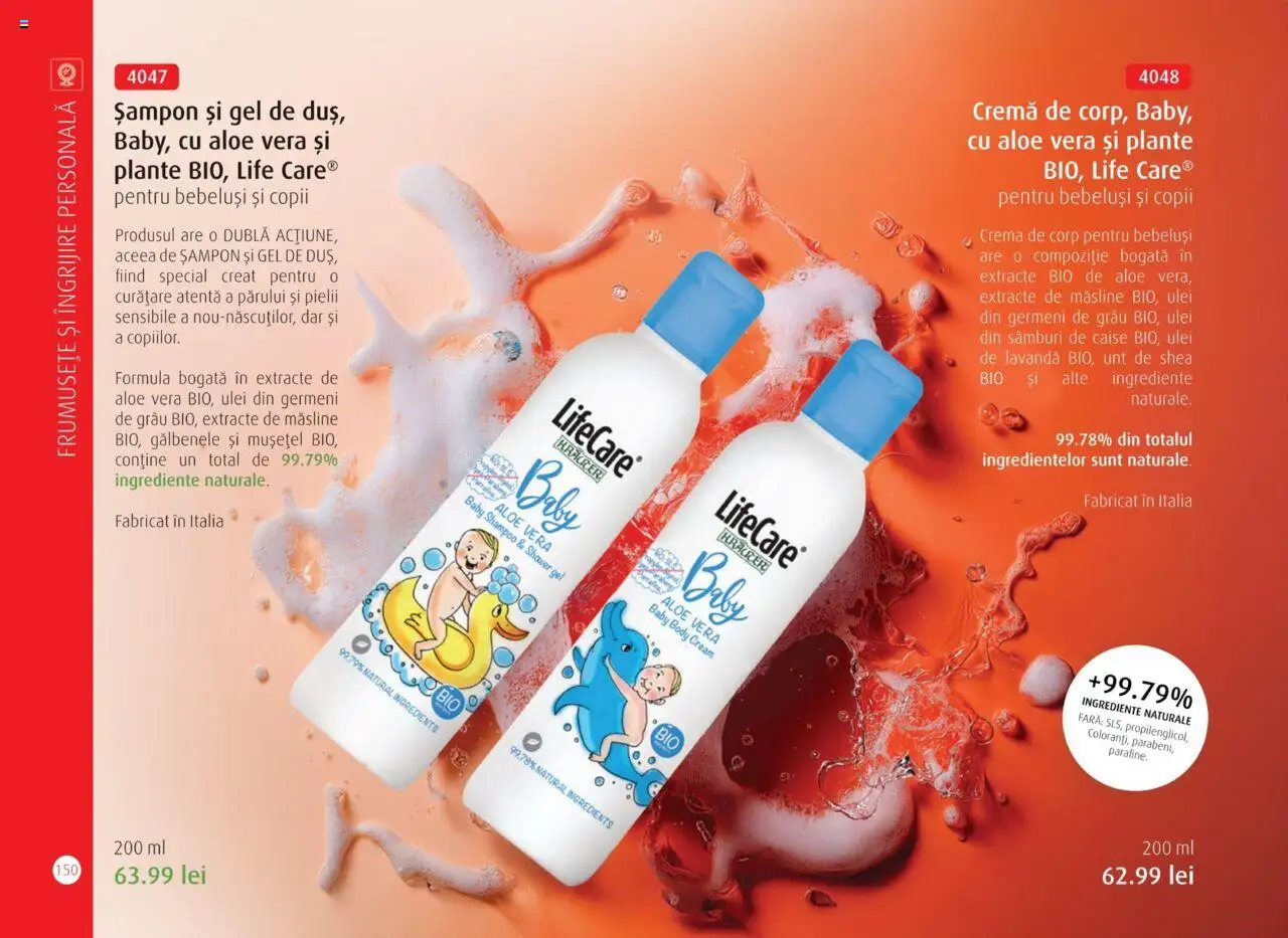 Life Care catalog - Aprilie/Octombrie – valabil de la 01.04.2025 | Pagină: 152 | Produse: Şerit ödül, Unt, Ulei, Cremă de corp