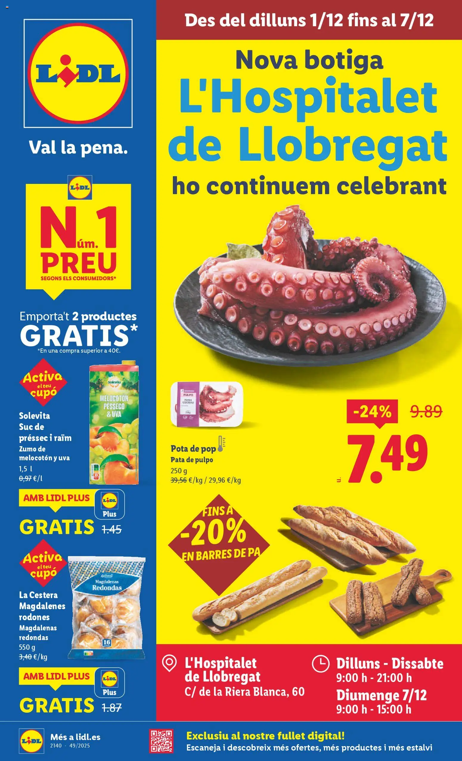 Lidl - L'Hospitalet de Llobregat │ válido desde el 01.12.2025 | Página: 1