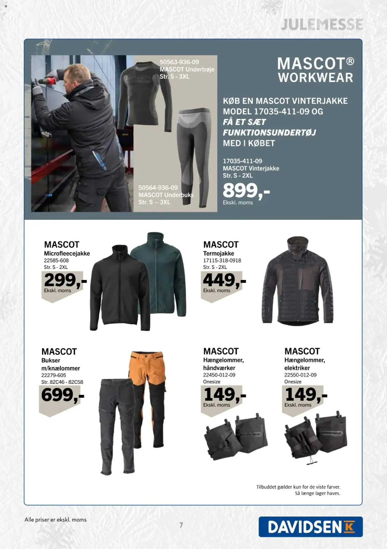 Davidsen tilbudsavis – gyldig fra 05.12.2025 | Side: 7 | Produkter: Bukser