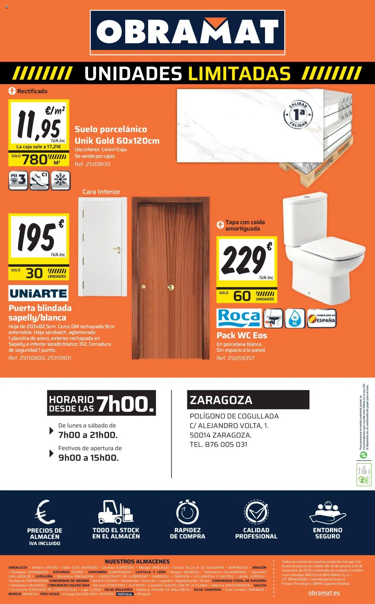 Obramat - Zaragoza  │ válido desde el 10.10.2025 | Página: 80 | Productos: Té, Plancha, Caja