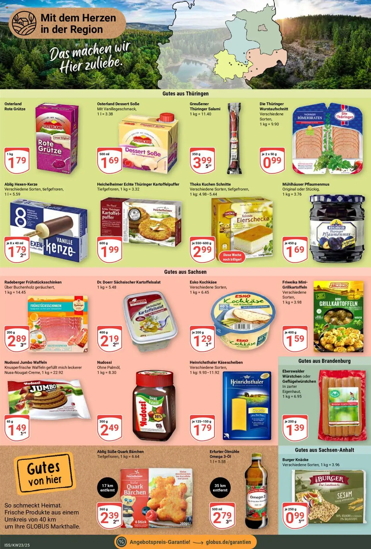 Globus Prospekt 	 - gültig ab dem 02.06.2025 | Seite: 16 | Produkte: Burger, Waffeln, Soße, Kuchen