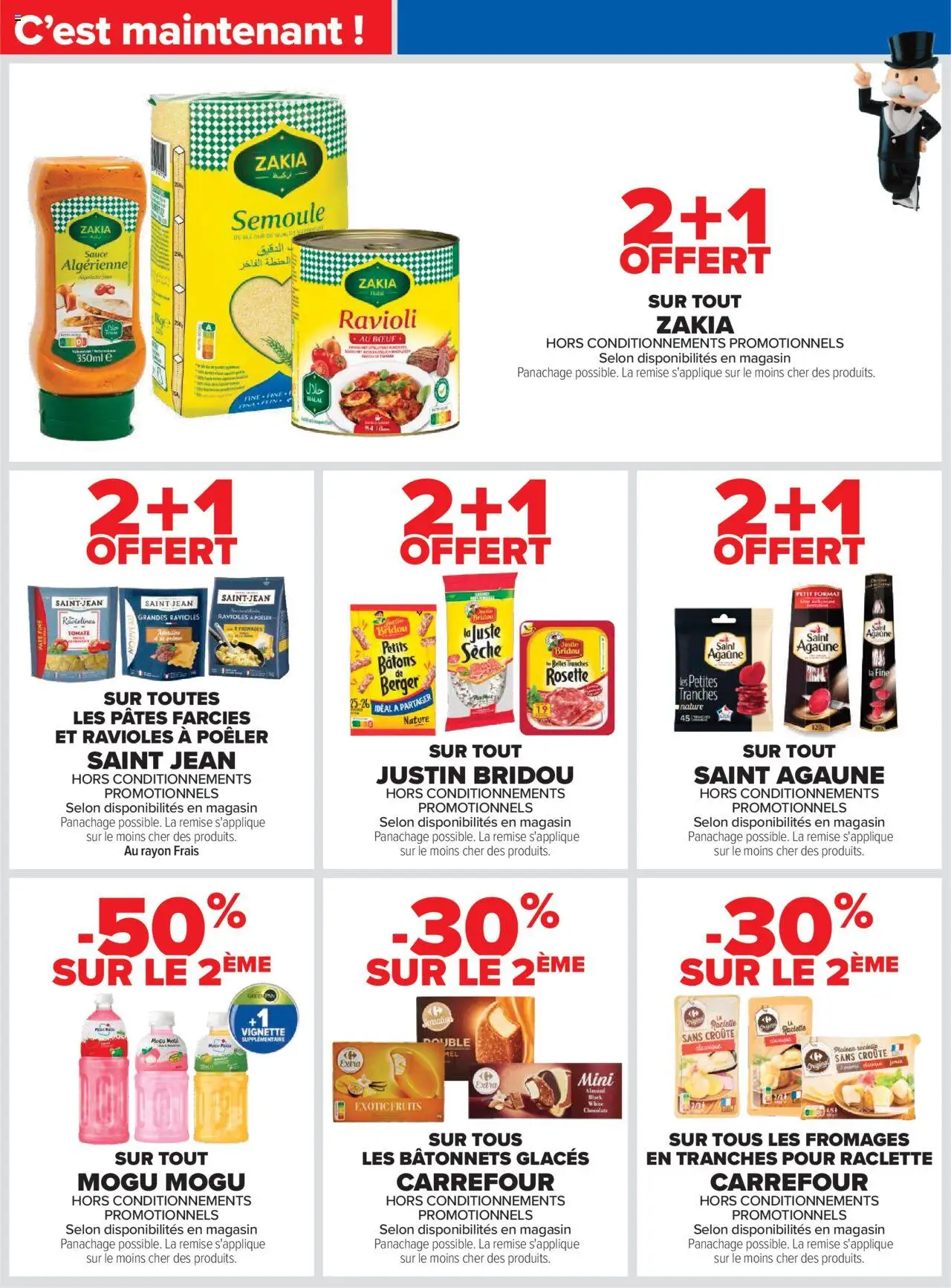  | Page: 15 | Produits: Glaces, Raclette, Semoule, Pâtes