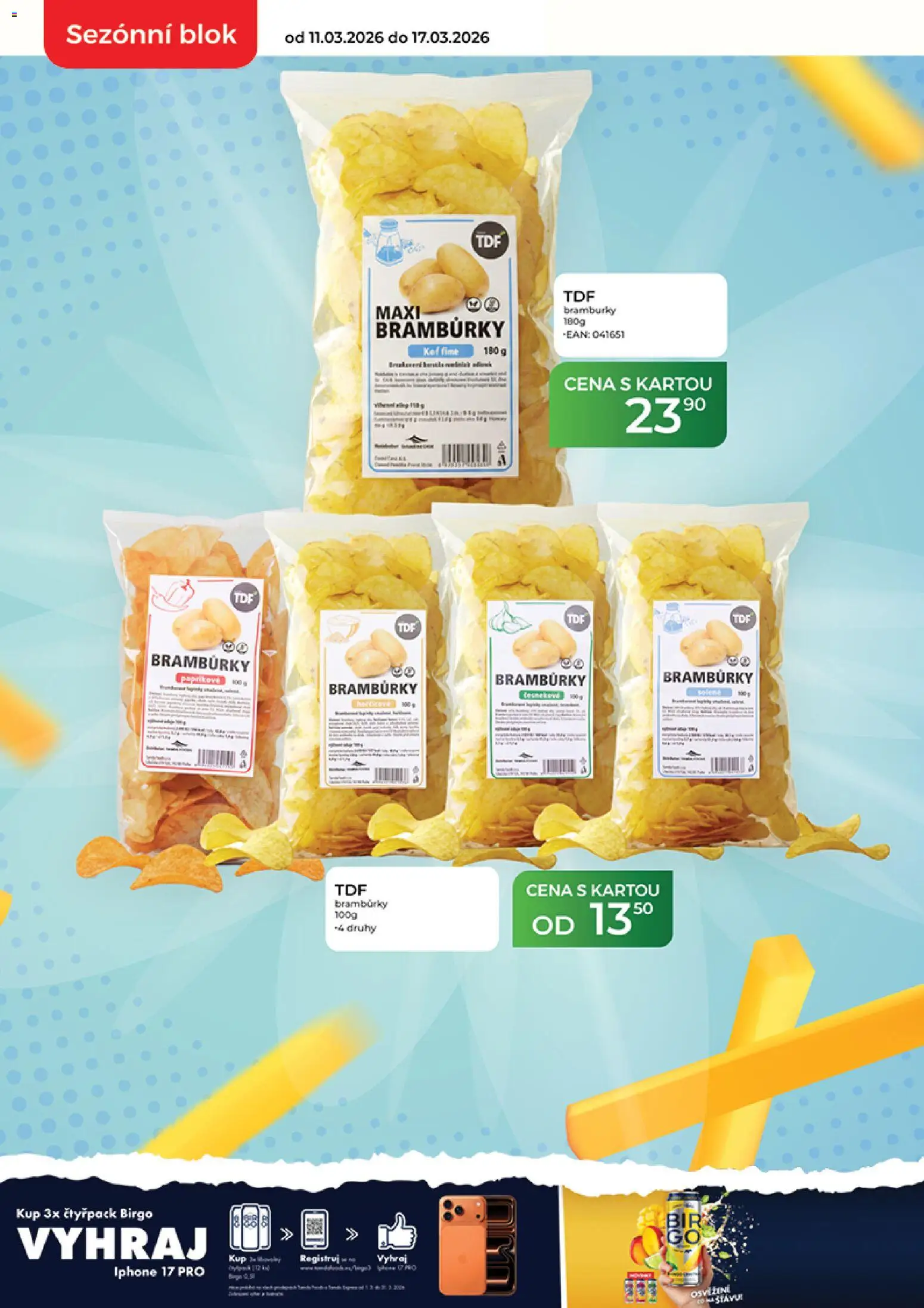Tamda Foods leták od 11.03.2026 | Strana: 4 | Produkty: Bramburky, Iphone, Blok