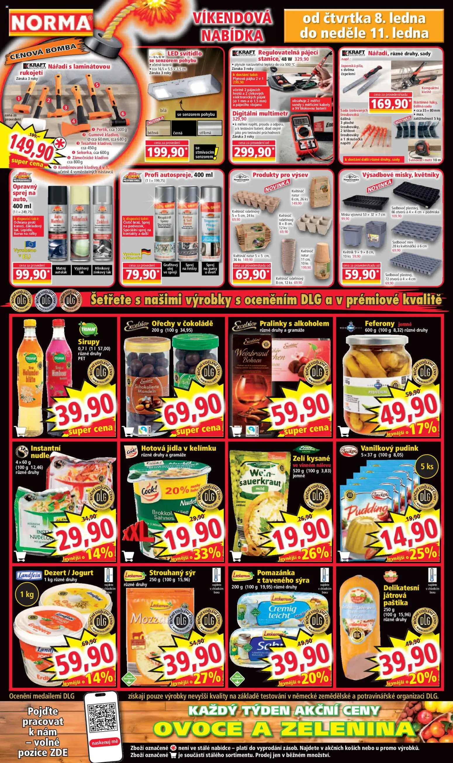 Norma leták od 05.01.2026 | Strana: 8 | Produkty: Ořechy, Nářadí, Plynová pájka, Nudle