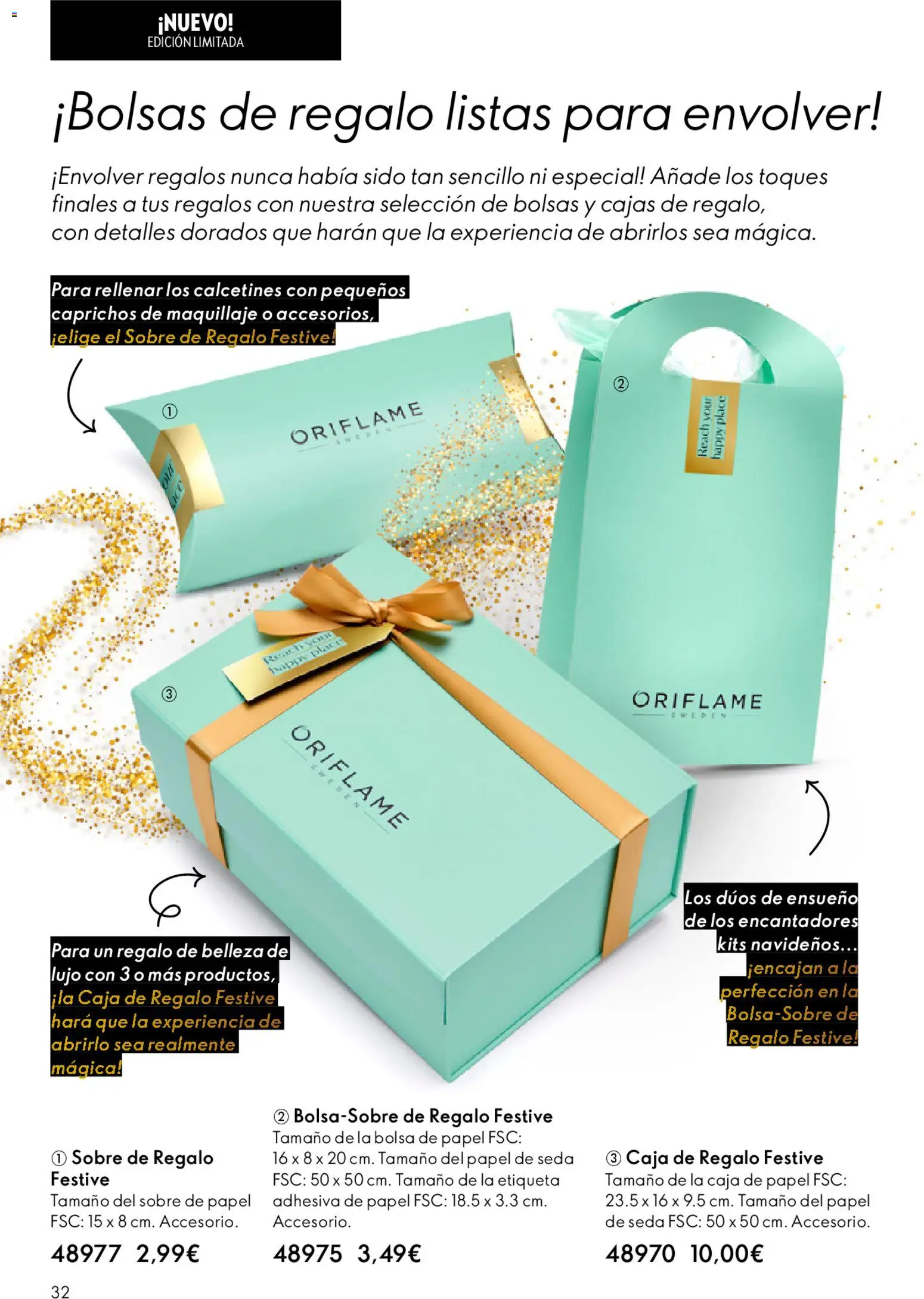 Oriflame - Catálogo Campaña 16 │ válido desde el 19.11.2025 | Página: 32 | Productos: Maquillaje, Bolsa, Caja