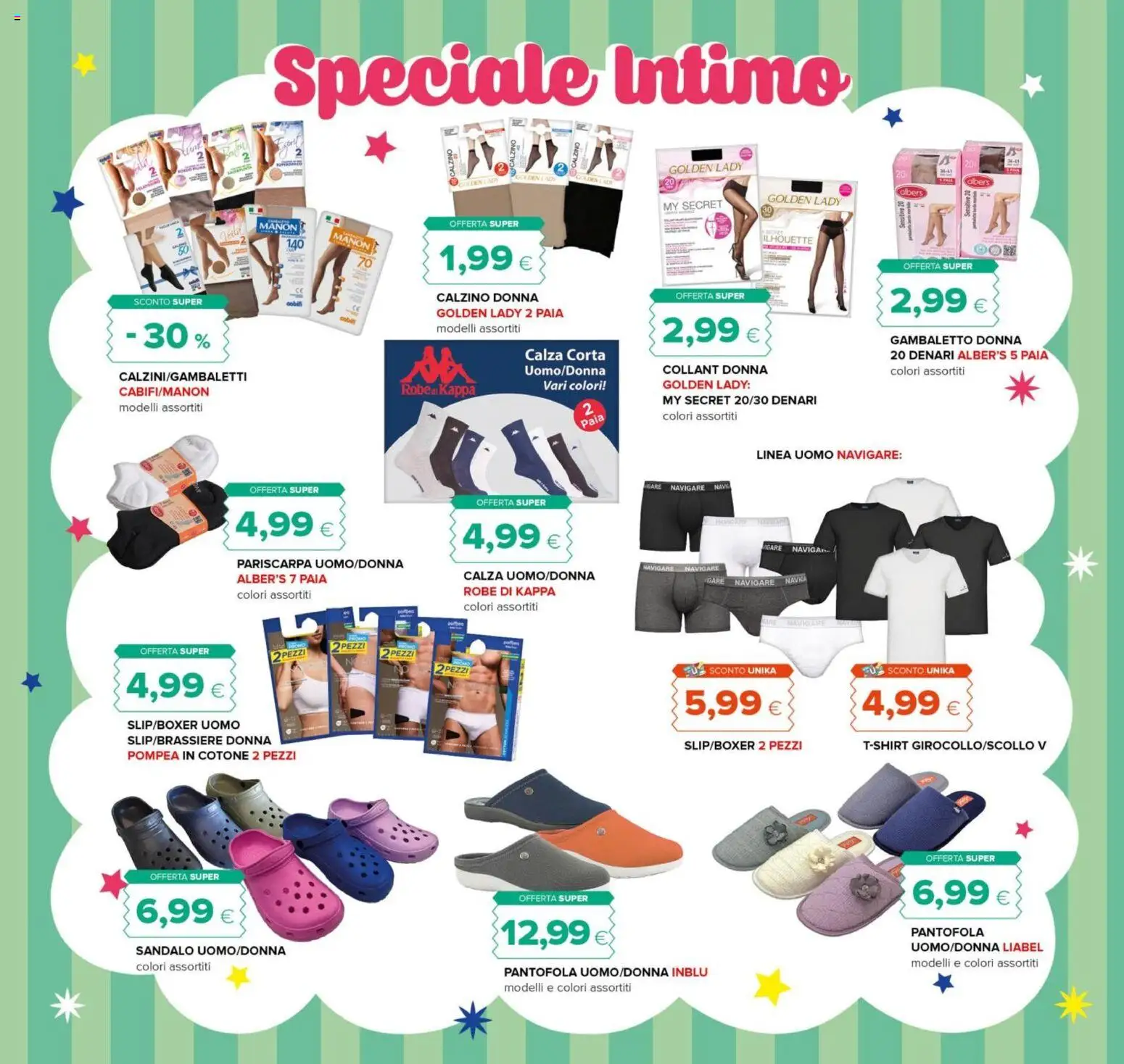 Volantino Oasi del 26.02.2026 | Pagina: 23 | Prodotti: Intimo, Collant