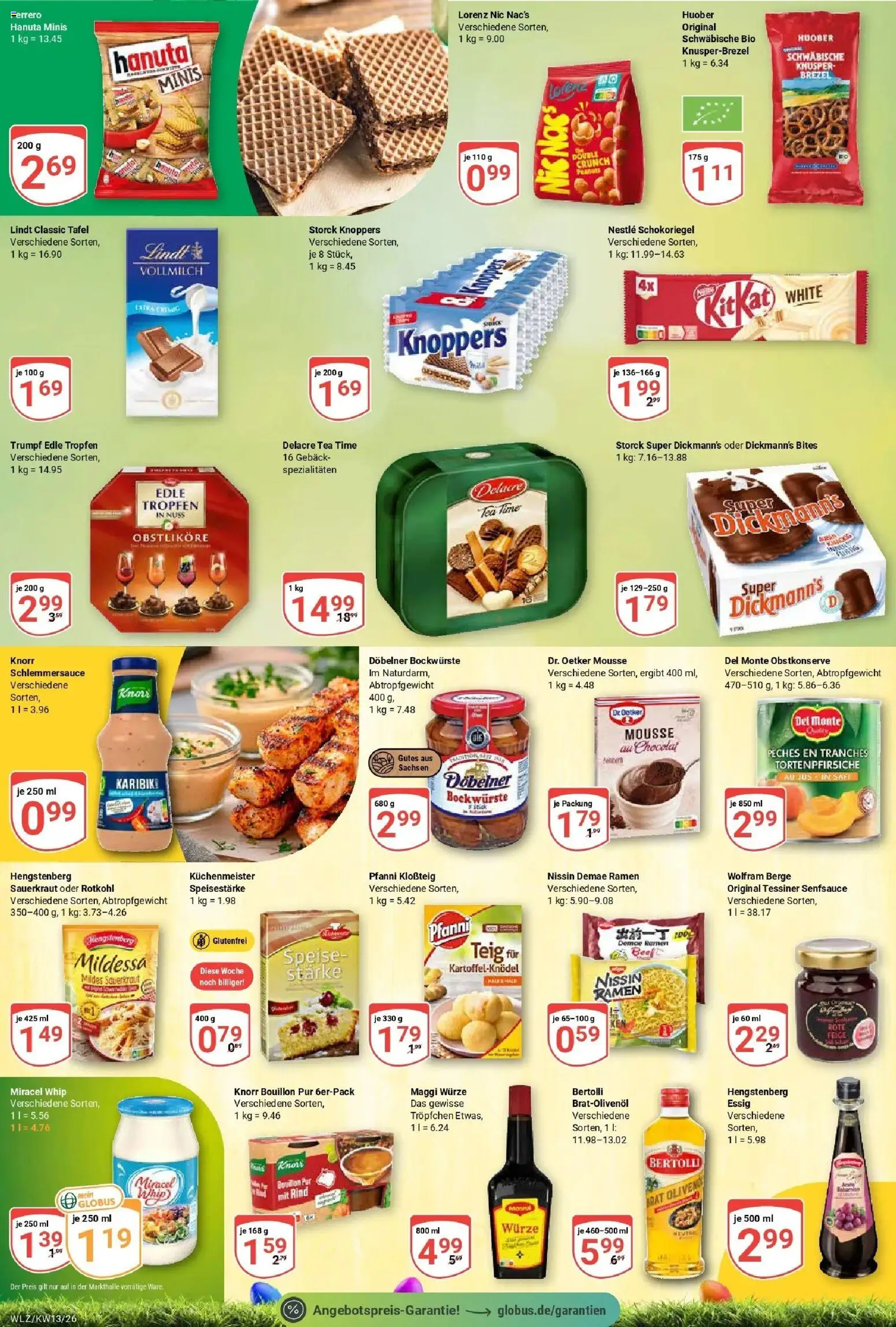 Globus prospekt Weischlitz	 – gültig ab 23.03.2026 | Seite: 15 | Produkte: Maggi, Essig, Knorr, Knoppers
