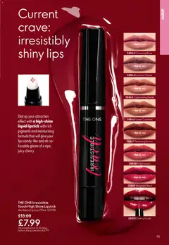Preview of Oriflame - Offers valid from 25.03.2026 | Page: 95 | Products: Lipstick
