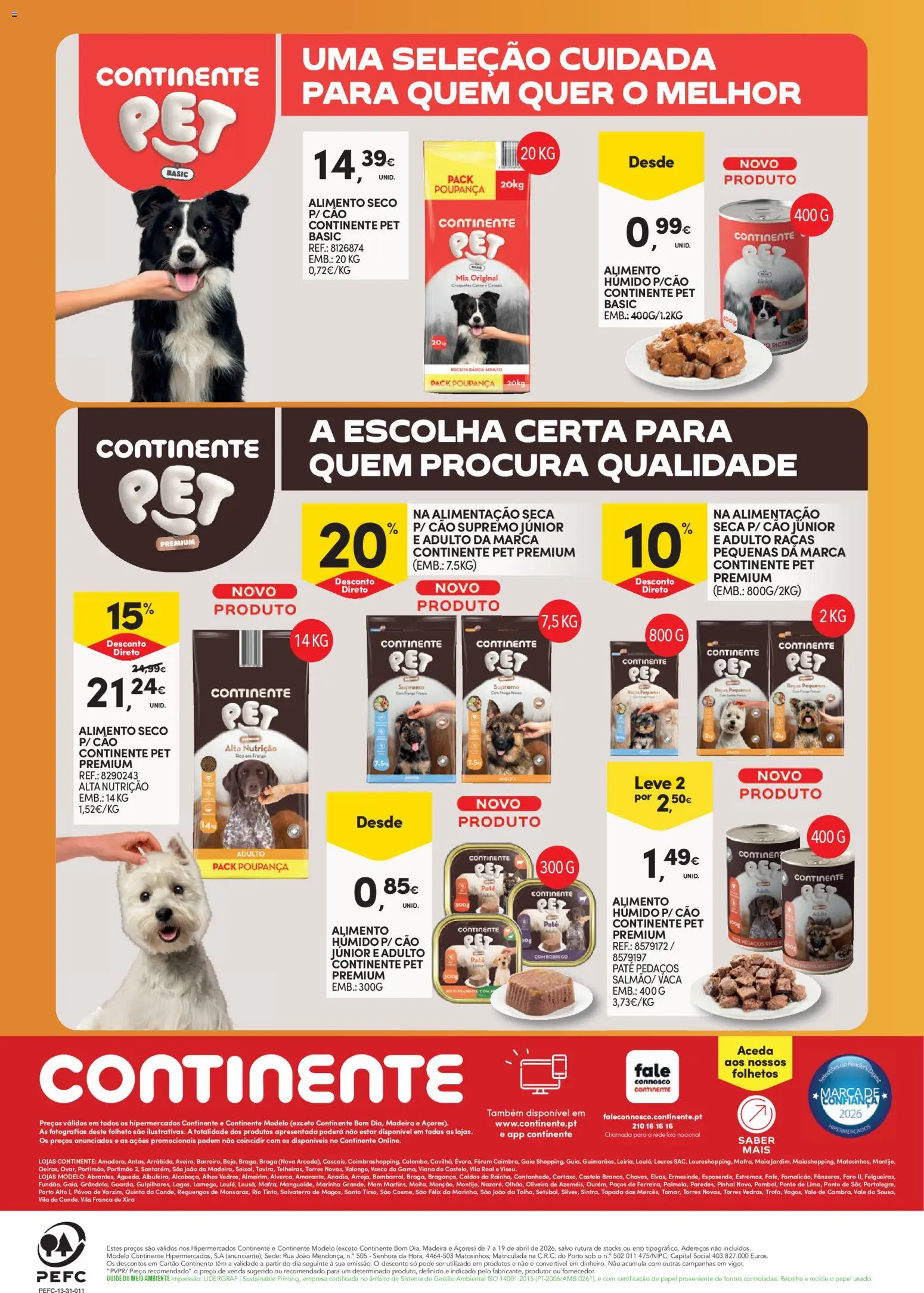 Continente - Animais de Companhia │ válido de 07.04.2026 | Página: 12 | Produtos: Alhos