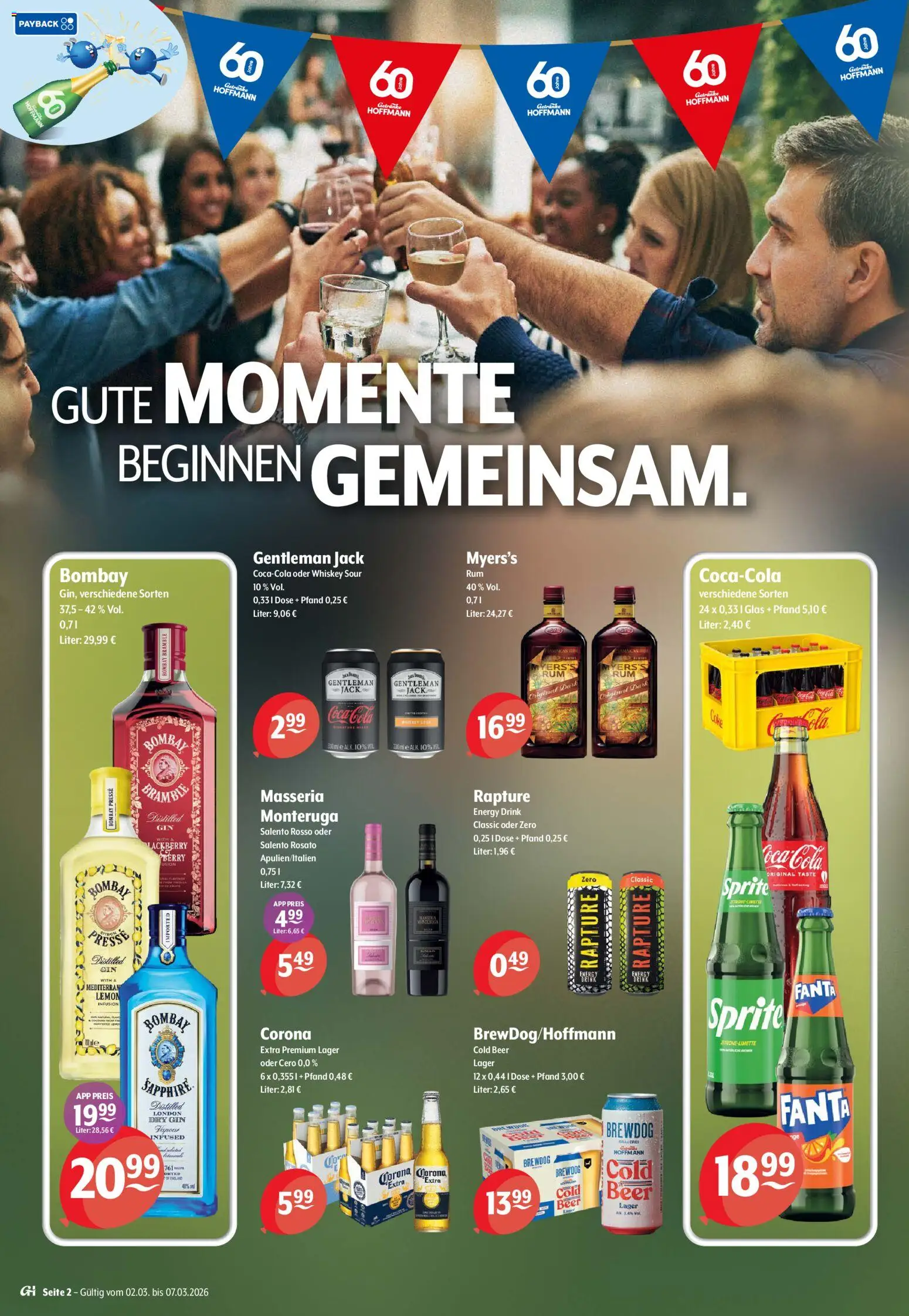 Trink und Spare Prospekt 	 – gültig ab 02.03.2026 | Seite: 2 | Produkte: Presse, Coca cola, Sprite, Cola