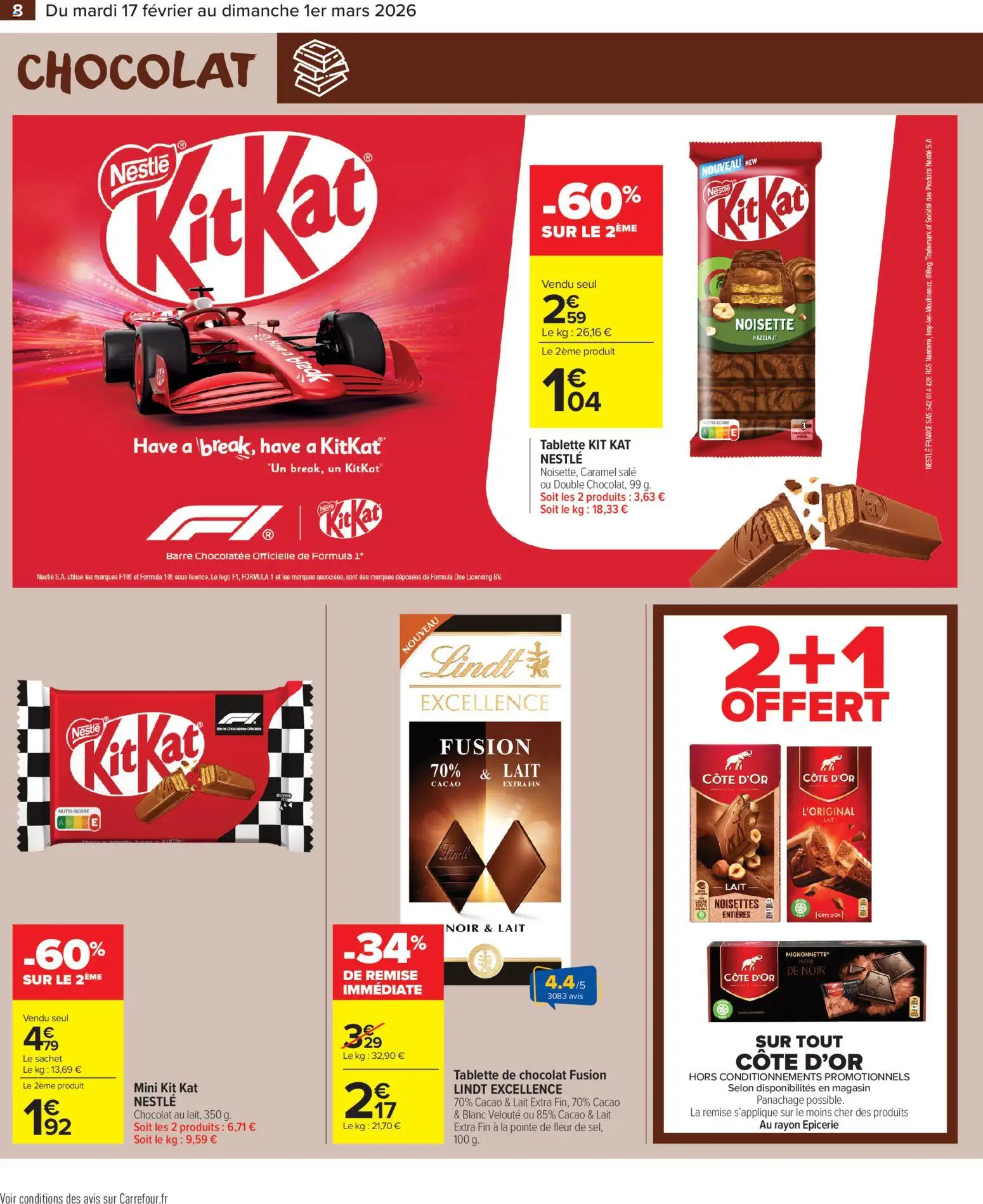 {H1} | Page: 10 | Produits: Noisette, Noisettes, Chocolat, Lindt