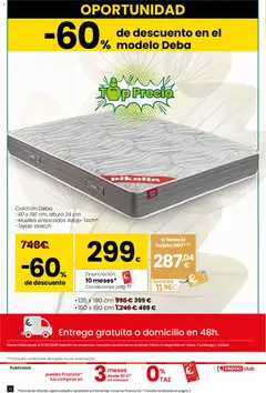 Vista previa Eroski - Qué a gusto válido desde el 07.01.2026 | Página: 16 | Productos: Colchon