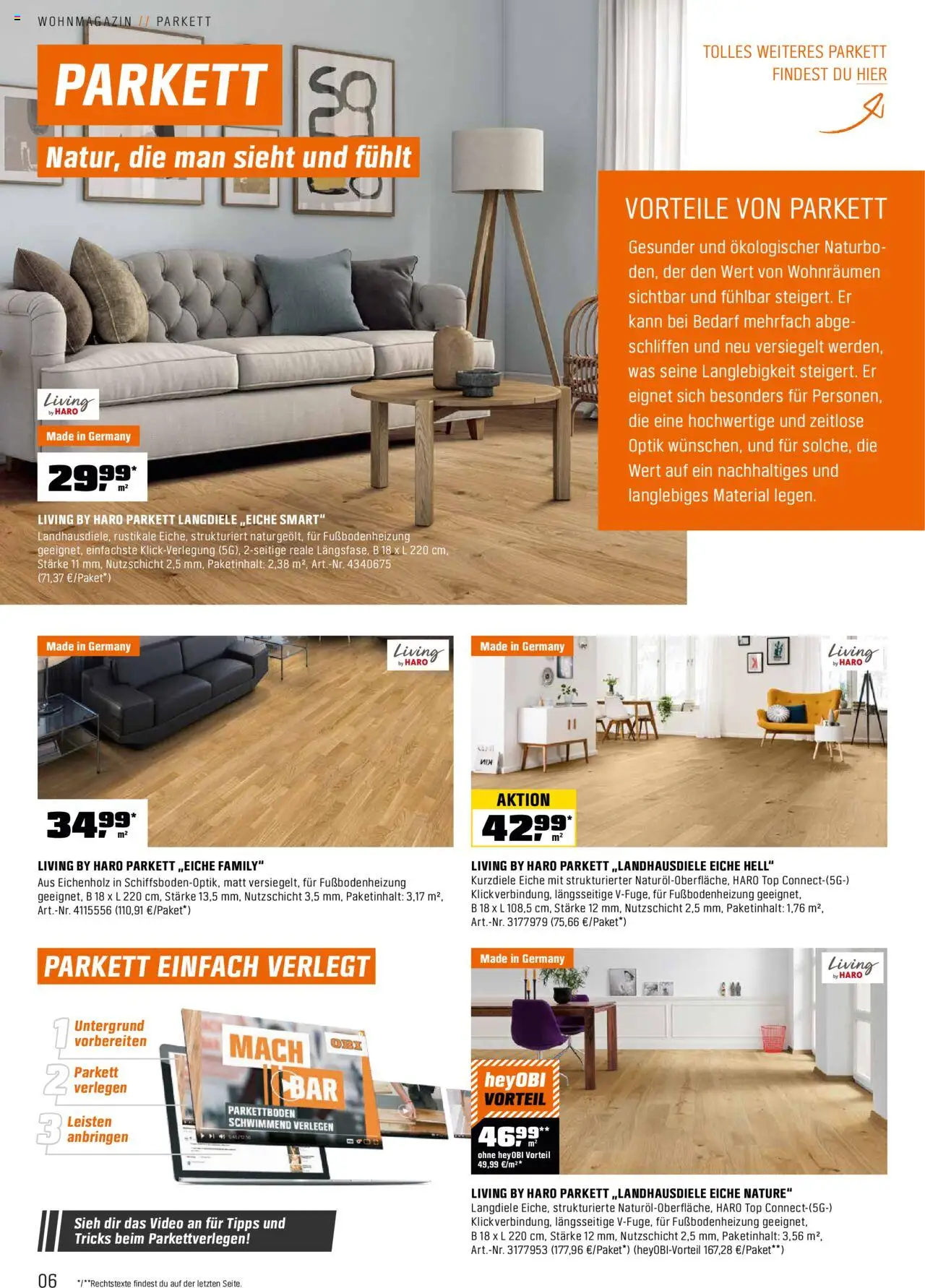 OBI Flugblatt gültig ab 13.10.2025 | Seite: 6 | Produkte: Video