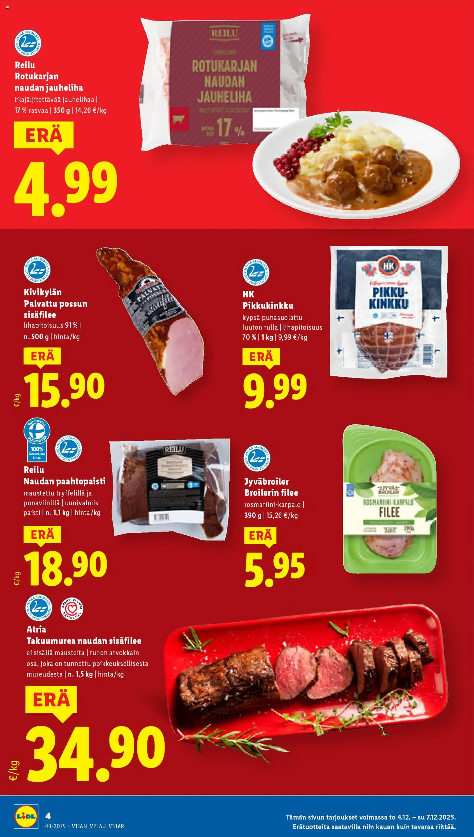 Lidl tarjoukset – voimassa 04.12.2025 alkaen | Sivu: 4