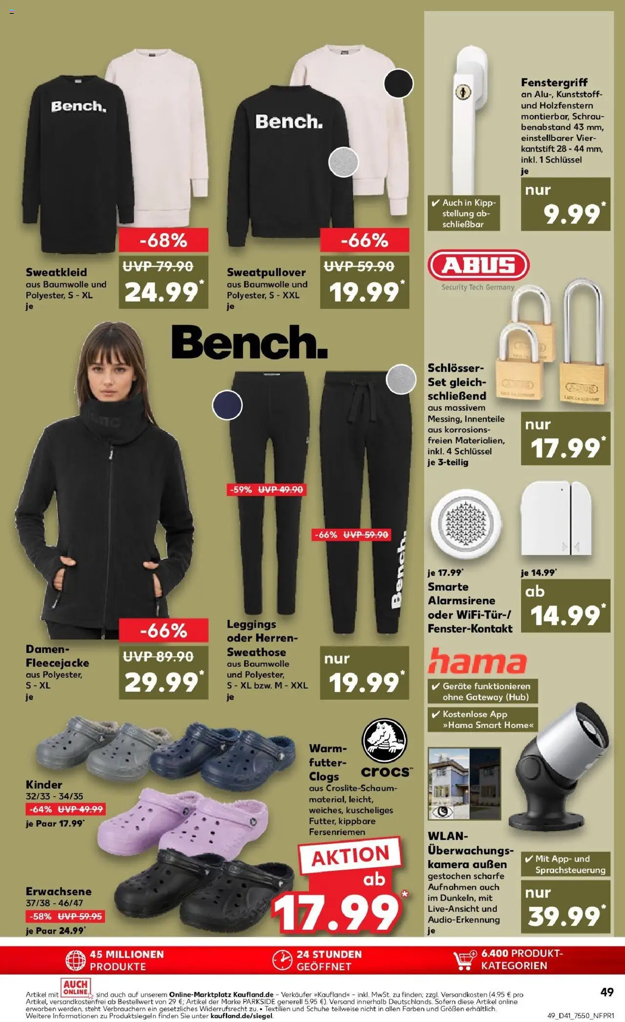 Kaufland prospekt Schorndorf	 – gültig ab 09.10.2025 | Seite: 49 | Produkte: Kamera, Sweathose, Sweatshirt, Leggings