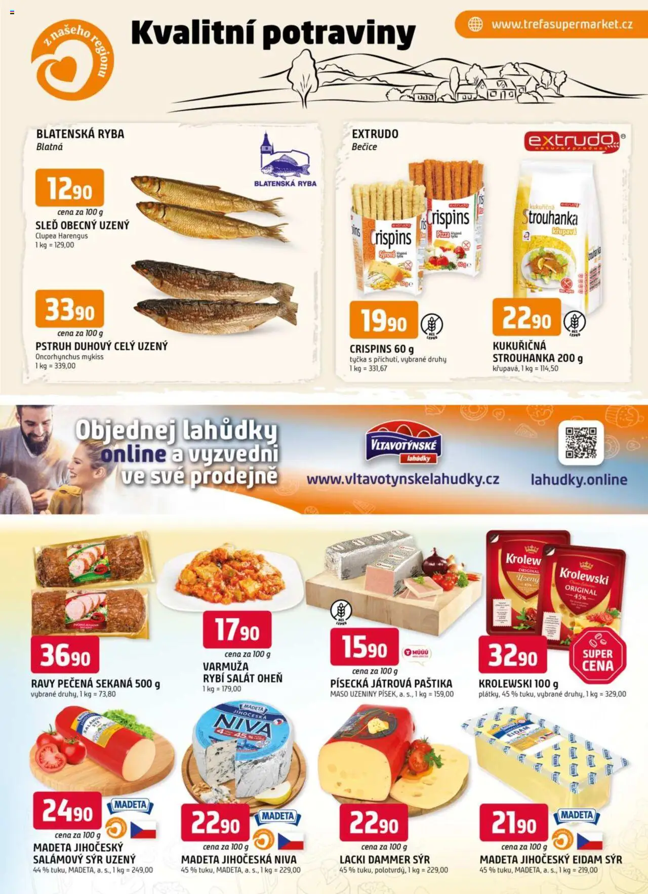 Trefa leták od 04.06.2025 | Strana: 5 | Produkty: Ryba, Uzeniny, Pstruh, Potraviny