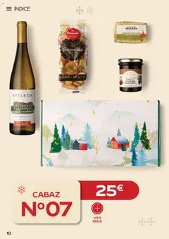 Pré-visualização Continente - Cabazes de Natal válido de 06.10.2025 | Página: 10 | Produtos: Orégãos, Cereja, Queijo, Vinho