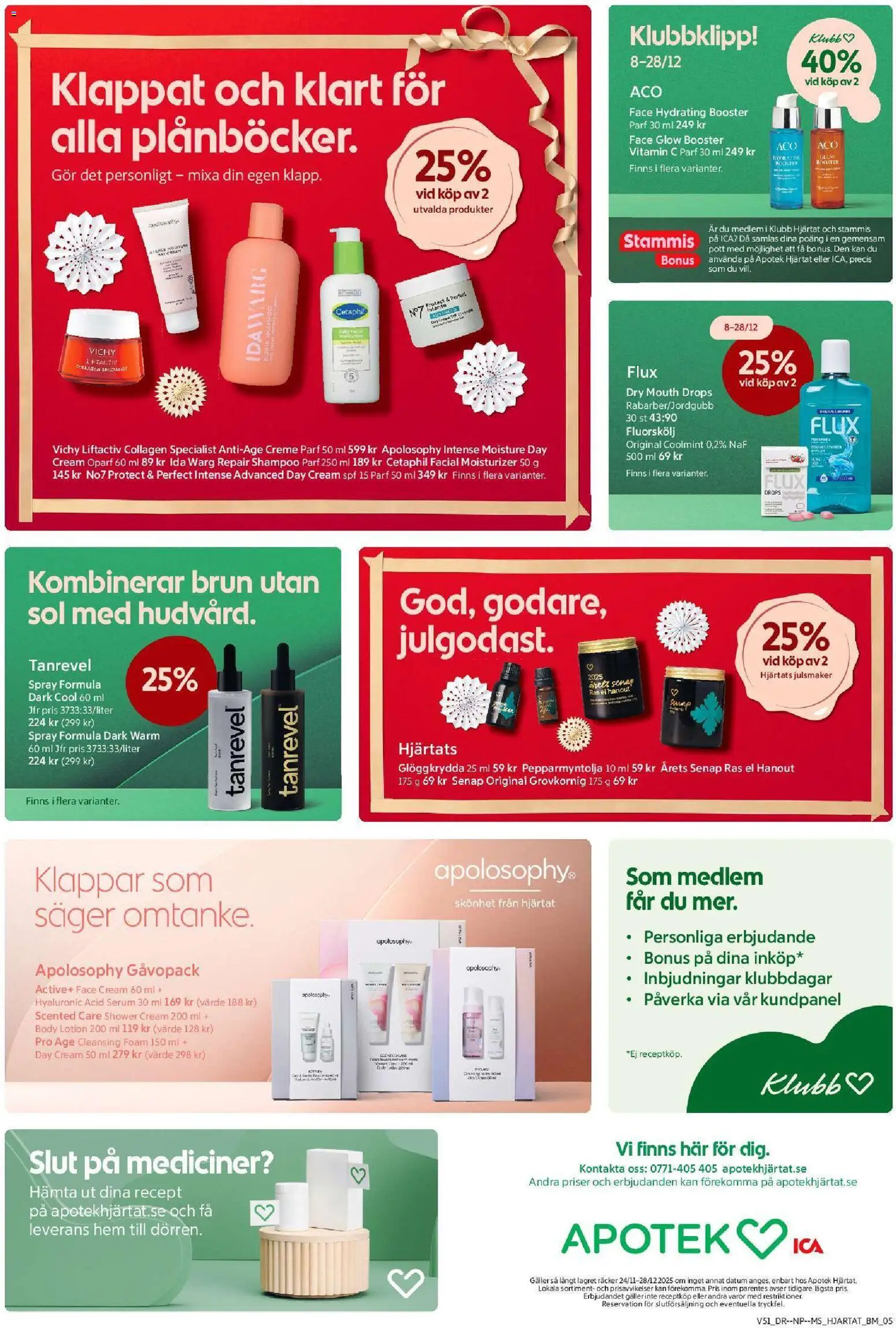 ICA Maxi reklamblad aktuell från 15.12.2025 | Sida: 9 | Produkter: Brun utan sol, Body lotion, Galler, Serum