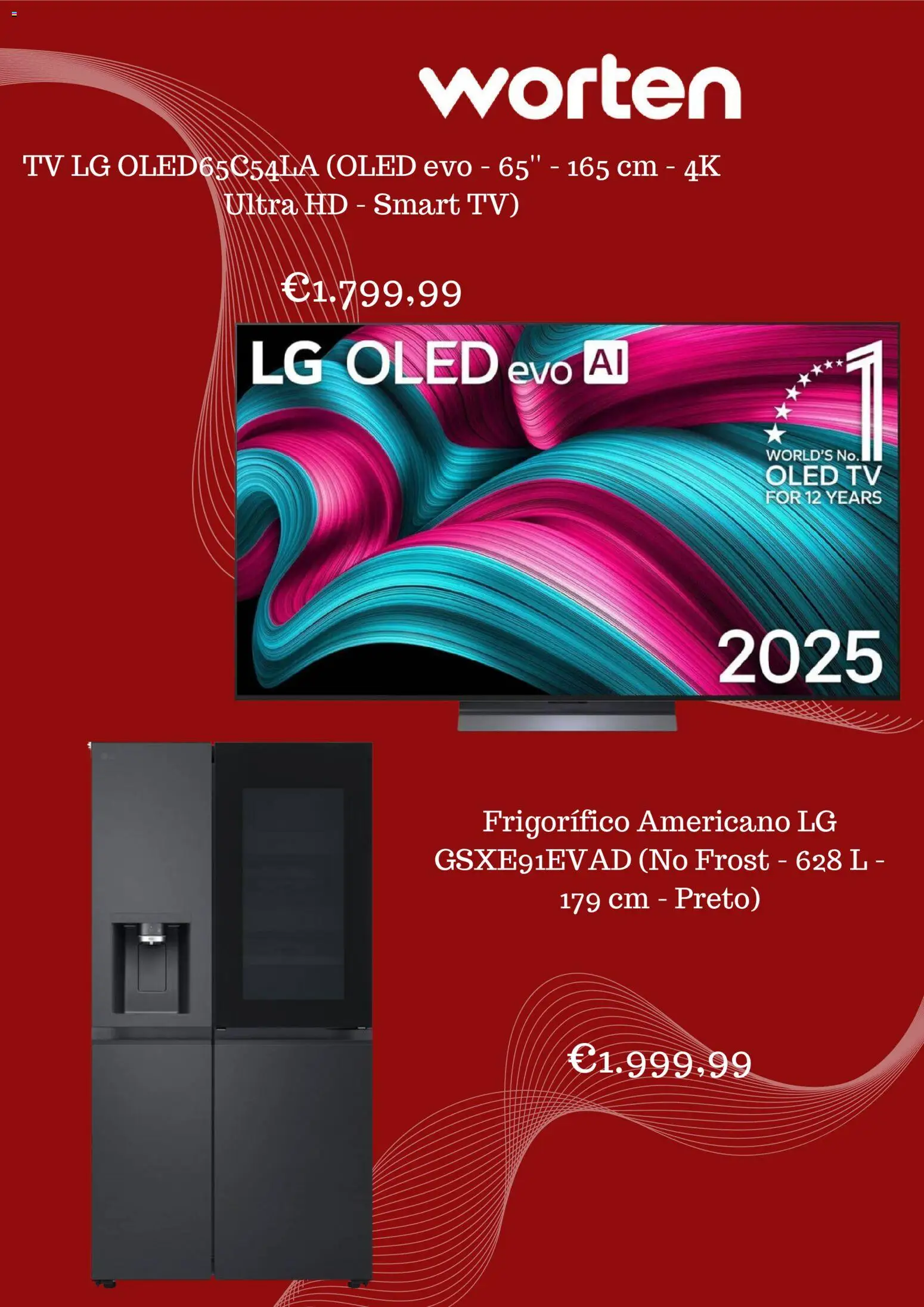 Worten Promoções │ válido de 22.10.2025 | Página: 2 | Produtos: Frigorífico