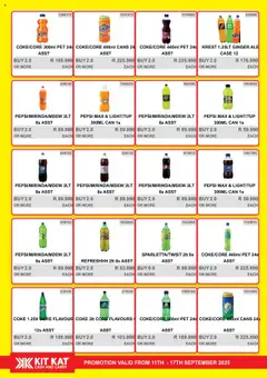 New KIT KAT Cash & Carry catalogue – valid from 11.09.2025 | Page: 6 | Products: Silla apilable, Coke, Fanta, Sprite