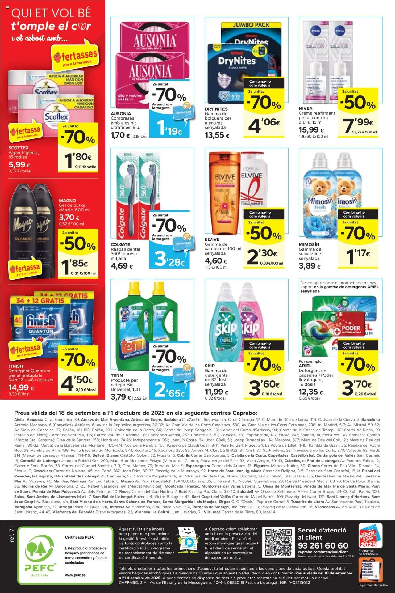 Caprabo - Ofertasses per a la tornada │ válido desde el 18.09.2025 | Página: 8