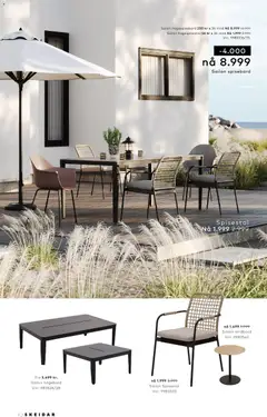 Forhåndsvisning av Skeidar hagemagasin kundeavis gyldig fra 10.04.2026 | Side: 10 | Produkter: Spisebord, Spisestol, Hagebord