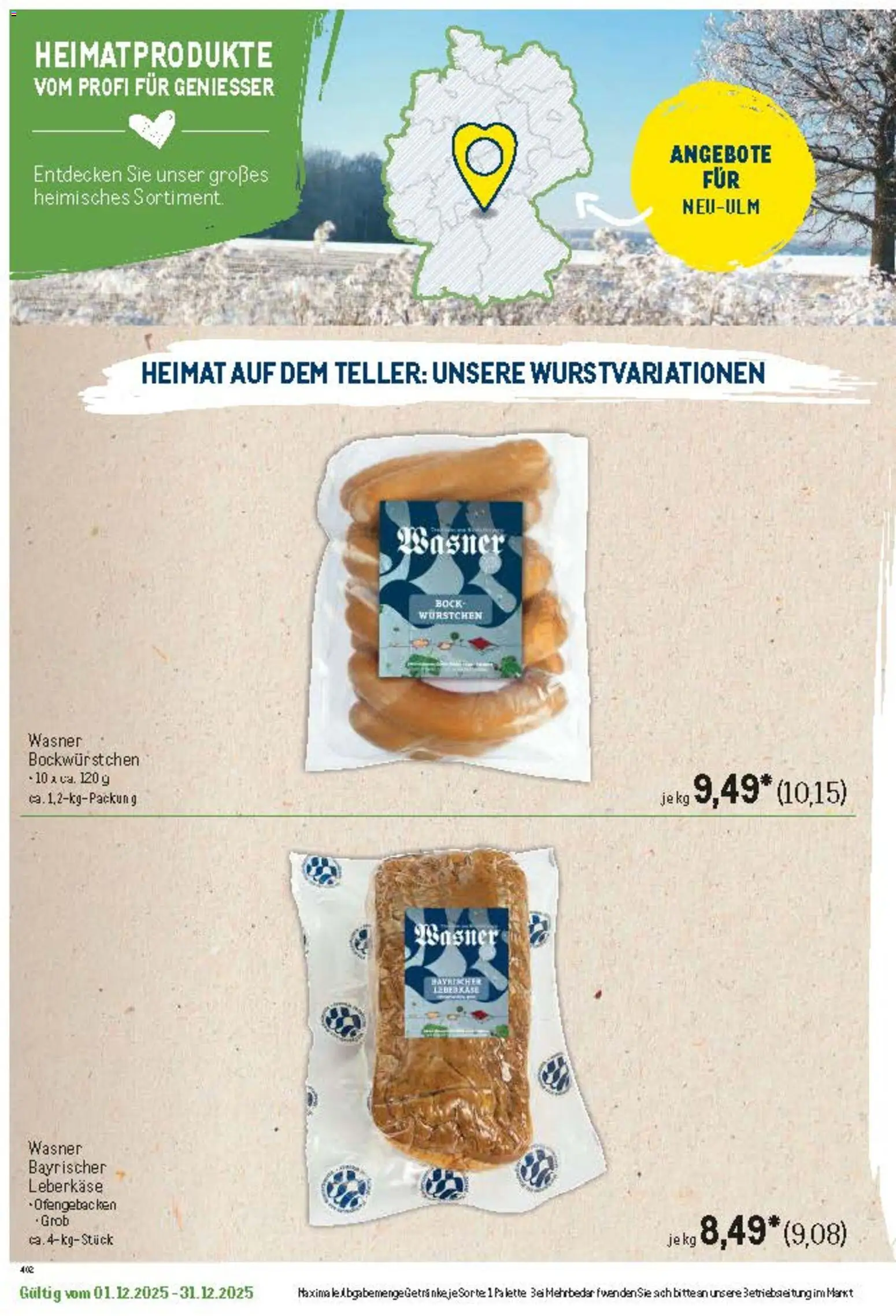 Metro Regionaler Flyer – gültig ab 01.12.2025 | Seite: 35 | Produkte: Käse, Leberkase