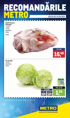 Ofertele Metro valabile de la 08.09.2025