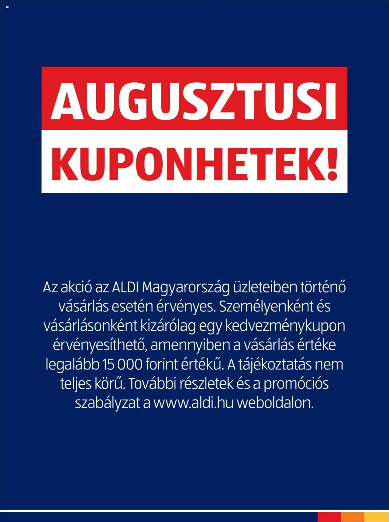 Aldi akciós ujság - amely érvényes a következő dátumtól: 04.08.2025 | Oldal: 2