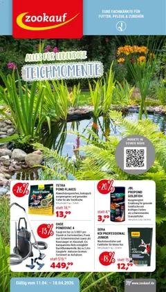 zookauf Prospekt 	 ab 11.04.2026 gültig