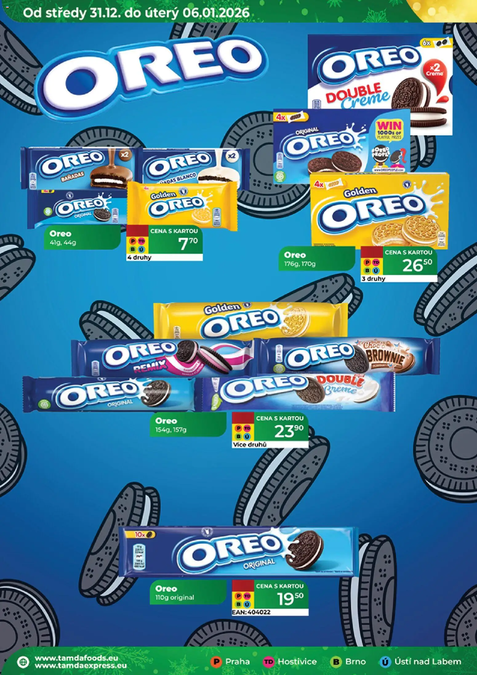 Tamda Foods leták od 31.12.2025 | Strana: 44 | Produkty: Brownie, Oreo