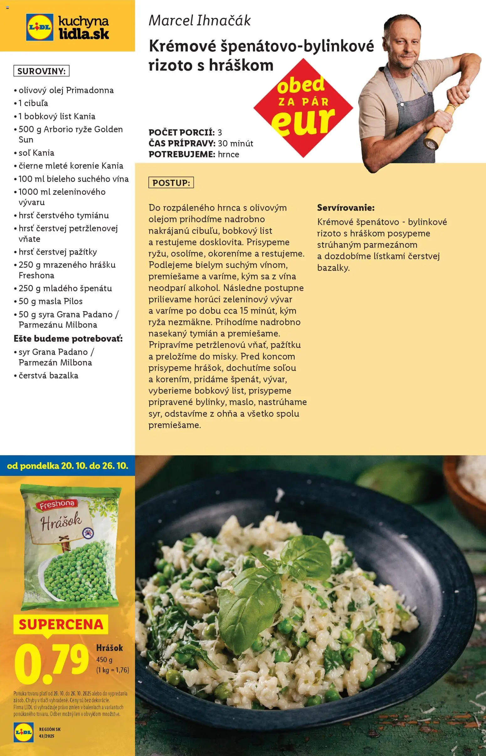 Nové Lidl akcie – leták je platný od 23.10.2025 | Strana: 102 | Produkty: Kuchyňa, Parmezán, Korenie